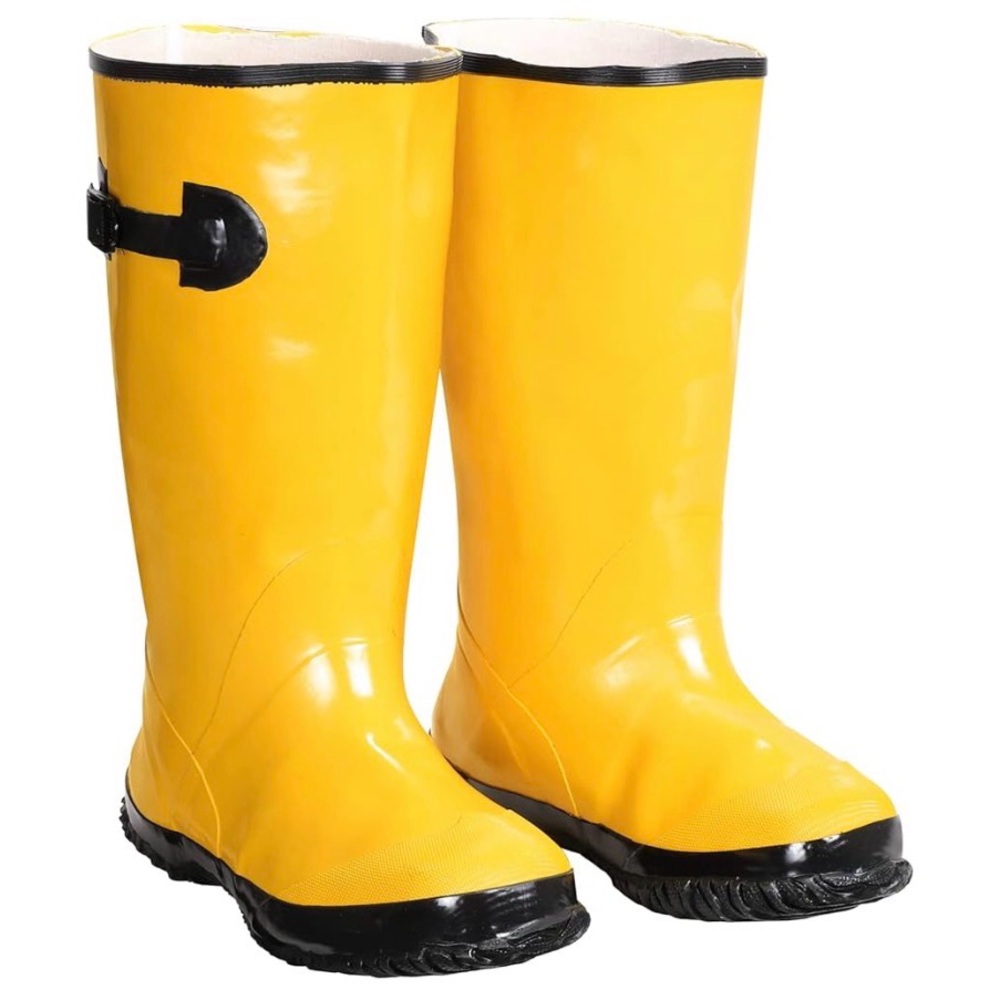 Over The Shoe Yellow Slush Boots | Men Size: 16